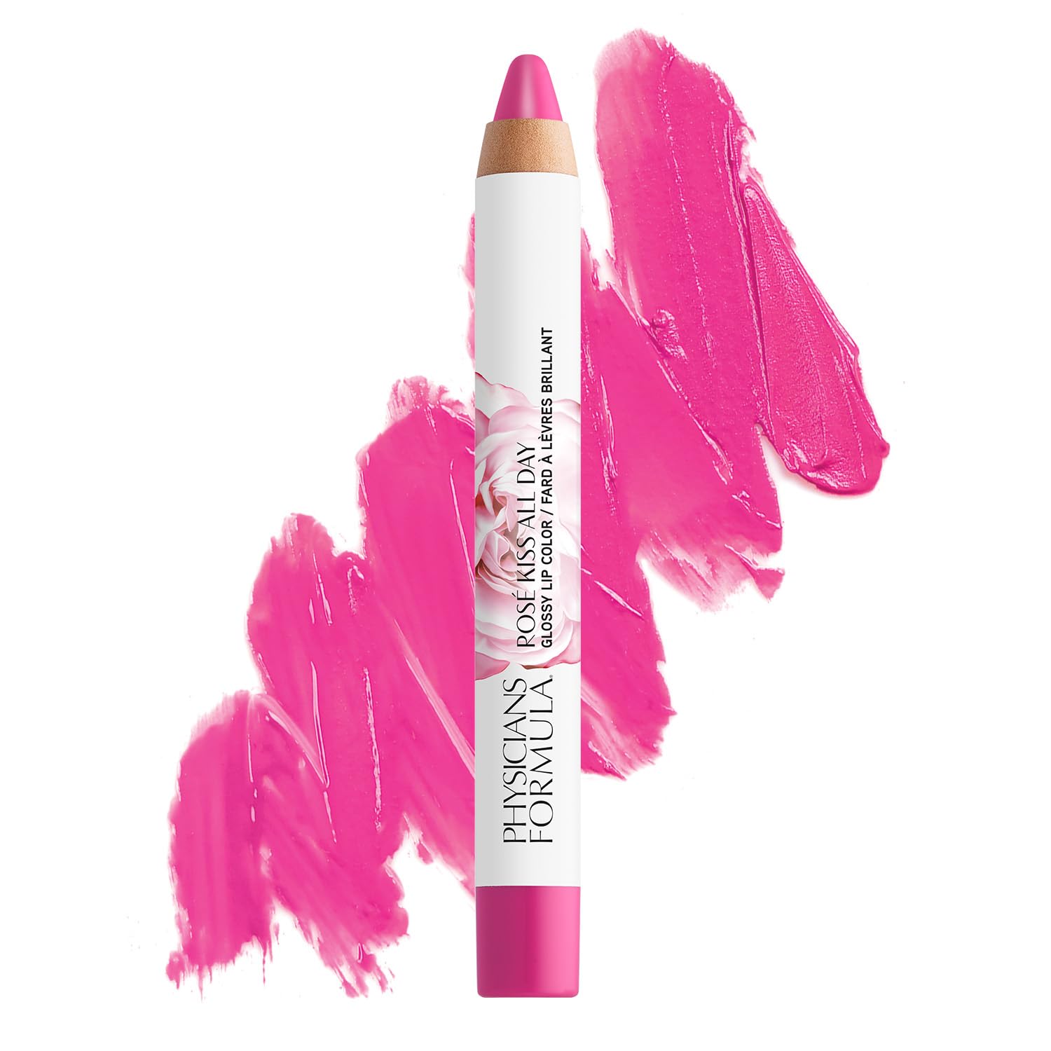 Amazon.com : Physicians Formula Rosé Kiss All Day Glossy Lipstick